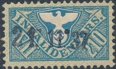 Authentic Lot Stamp Germany Revenue 1942 WWII Third Reich Vacation U 2
