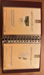 GERMANY FDS ETB 2001/24- 2001/49 27 FIRST DAY SHEETs W/ Binder Rare Set