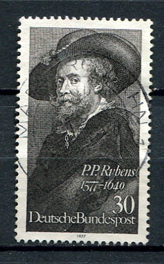 Germany – BRD : Rubens birthday stamp from 1977 – used