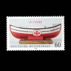 Germany, Scott 1605, German Life Boat Institution, 1990, MNH