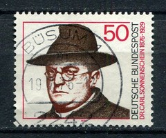 Germany – BRD : Carl Sonnenschein stamp from 1976 – used
