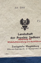 WWII June 1942 German Hitler Head Stamps (5) Cover Magdeburg Saxony