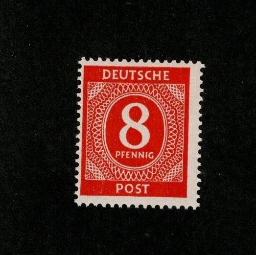MNH Stamp Sc 536 1946 Post WWII Germany Large numeral From mint sheet