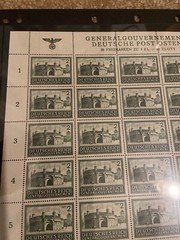 MNH stamp Full sheet General Government Occupied Cracow Poland / 1941