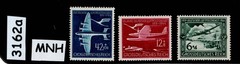 MNH Stamp set Third Reich Germany 1919-1944 25th Anniv Airmail service #3163a