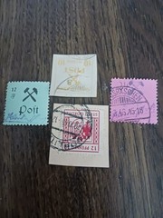 GERMANY 1945 POST WAR LOCALS Odd Lot/mixed Condition Please See Scans&descr.