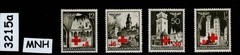 MNH Stamp set NB1 – NB4 Red cross 1940 German occupation Poland WWII #3215a