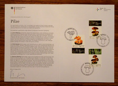First Day Cover Minister Card Bund No. 3407-3409 Fungi 2018 Cancelled BRD