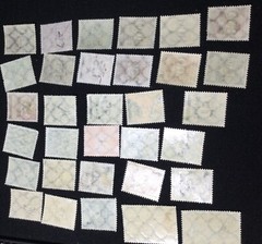 Germany – 1923 Various Issues 32 Pc Stamp Lot, Wmk, Used & Mint MH, Overprints