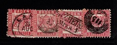 Baden SC# 20 Used / 4 Nice Cancels – S51857