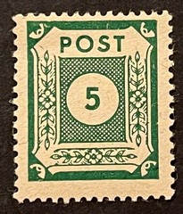 Travelstamps: Germany Saxony Stamps Local Post East 5pf Mint MNH OG