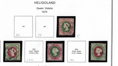 Heligoland collection 22 items M/U mounted on specialist pages CV $1,345- (a10k7