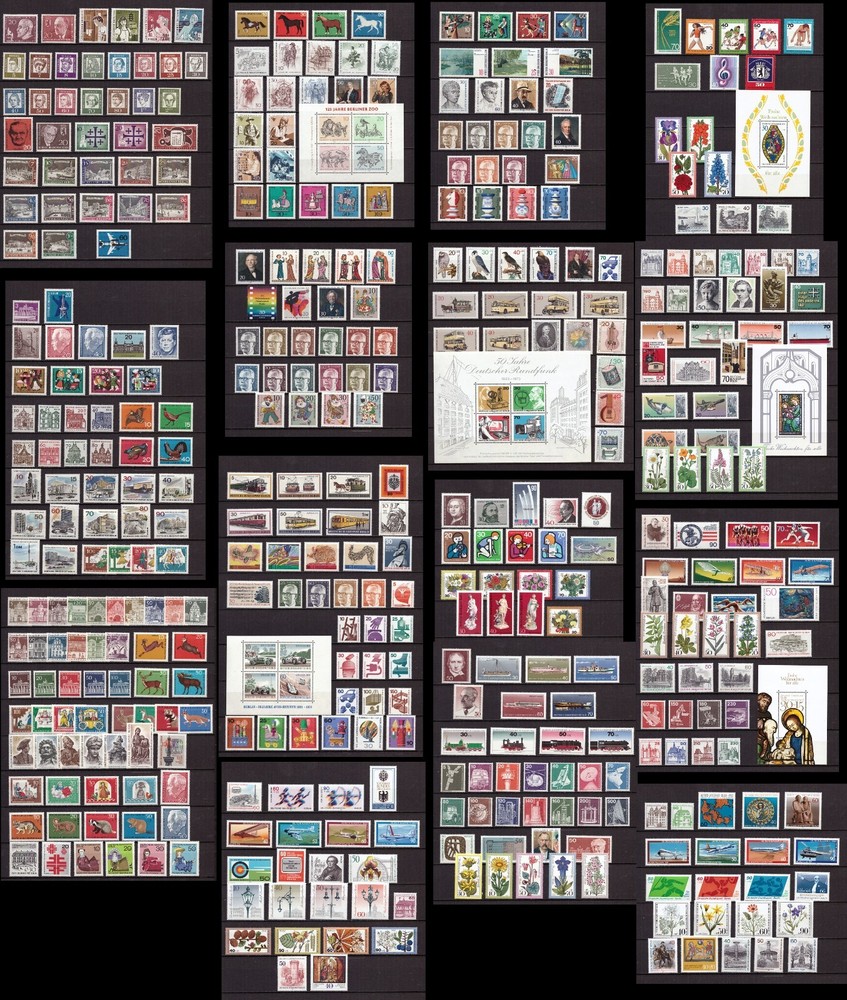 BERLIN COLLECTION 1960-1980 COMPLETE MNH see 16 pictures CV over 1000 Dollar