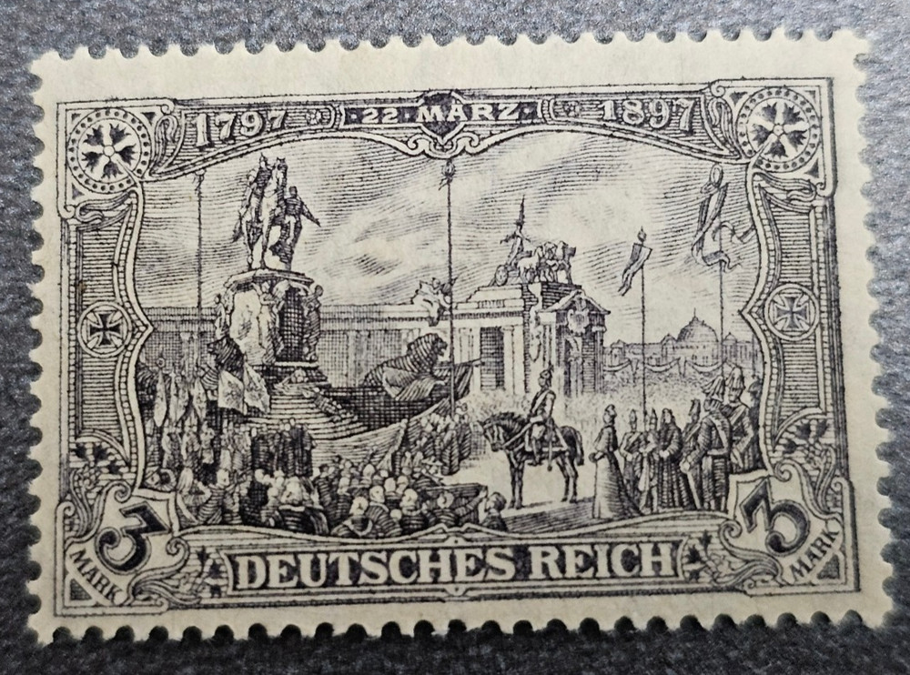 Stamp Germany Reich REICHPOST Germania 3 Mark 1905 Mi. Nr. 96 [🇩🇪39129-3]