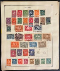 Germany, DDR, & German States Stamp Collection Album Pages Mint & Used ZAYIX