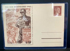 WWII Era Nazi Germany Third Reich 1942 “Tag Der Briefmarke” Postal Card