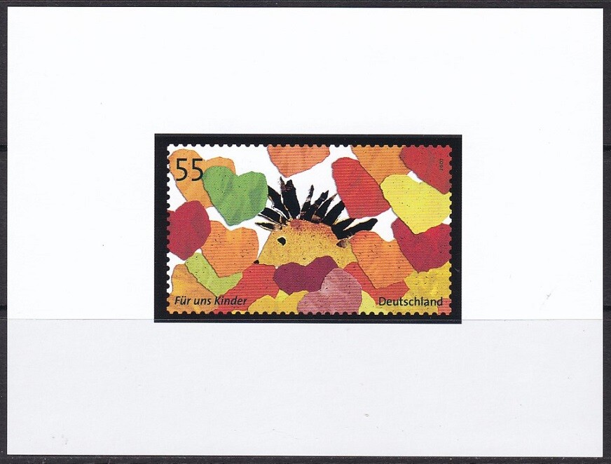 Color Print, Germany Sc2456 For Children, Heart