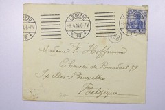 Germany 1914 Leipzig Event Cover / Poster Stamp Back – L39723