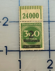 GERMANY ~ Deutrches Reich ~ 2 Saufend/300 Mark ~ Cancelled/Posted ~ c.1923