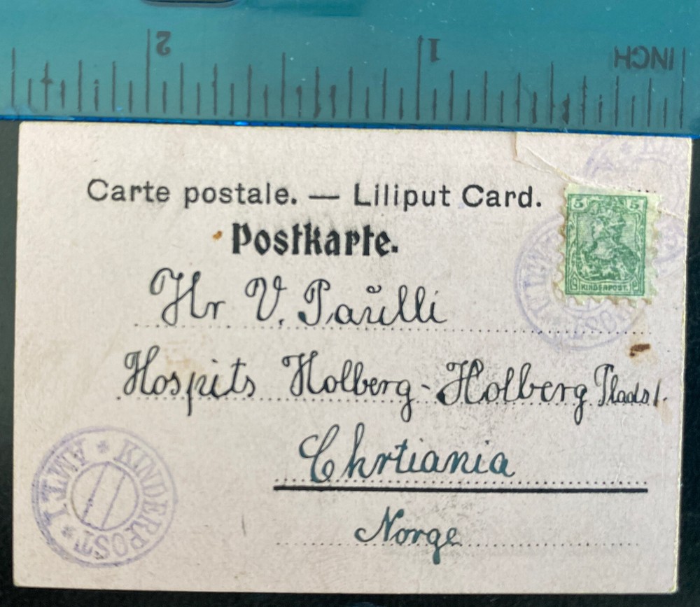 1920s Germany Mini Postcard Liliput Card Cover To Oslo Norway Zurich View