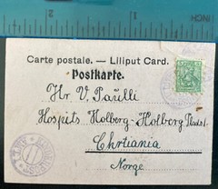 1920s Germany Mini Postcard Liliput Card Cover To Oslo Norway Zurich View