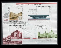 Germany 1959 Architecture after 1945 Souvenir Sheet of 1997, USED