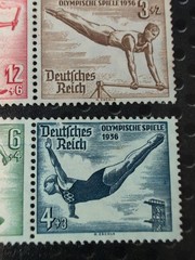 Scott #82-83-84-86 German 1936 Berlin Olympics 4 Stamp Set MNH