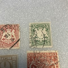 9 USED Antique Bavaria Bayern Stamps, 1850-1920. Nice Mixed Lot; $1 Ships. DEAL!