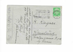 GERMANY 1936 Post Card sent from Hamburg – Slogan Cancel