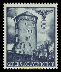 EBS Generalgouvernement 1941 – Sandomierz Tower – Cracow – Michel 66 – MNH**