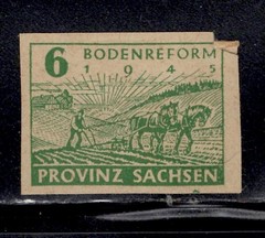 GERMANY SACHSEN SAXONY STAMPS IMPERF MINT HINGED LOT 74880