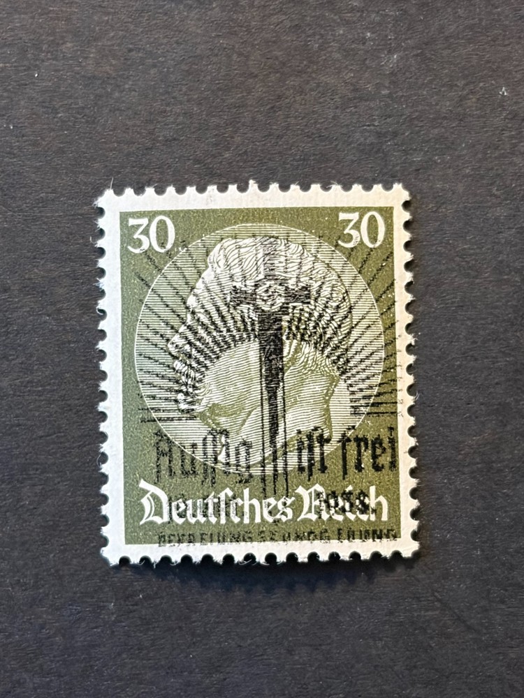 SUDETENLAND WWII GERMAN OCCUPATION Local ovpt AUSSIG 30 Rpf. MNH /s2 #526