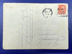 1927 Germany, Bremen Docks/ ships, special aircraft cancel, Bremen Post Mark