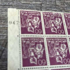 MNH Stamps/ A pane/ Counter/ Iron worker Weimar German Republic 1921 60 Pfennig