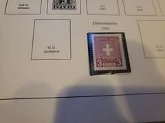 Germany WWII Military Serbia Serbien Collection Lot On Pages Mnh Mh Used