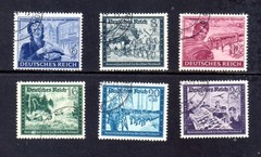 Germany Semi-Postal 1944 Scott# B272-277 Postal Employees‘ Fund Used VF