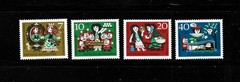 Germany Stamp Scott # B384-B387-Set-Mint/VLH-OG-1962-Semi-Postal