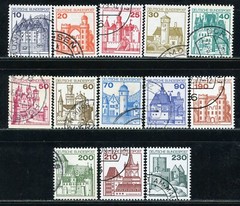 Stamps Germany, Scott 1231-1242 used, complete set