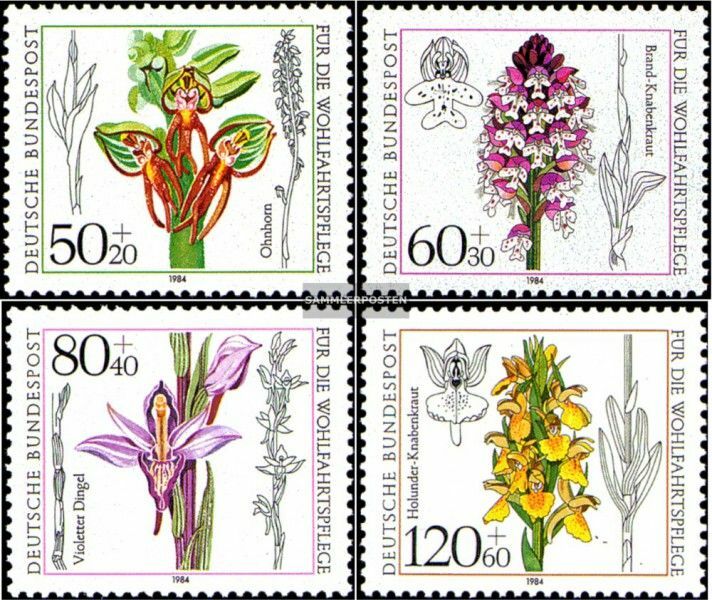 FRD (FR.Germany) 1225-1228 (complete issue) used 1984 Welfare: