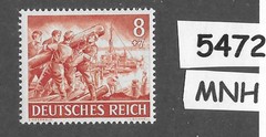 #5472 MNH Stamp Hero’s day B222 1943 Third Reich Military Wehrmacht Engineers