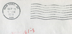 Germany 1991 Express Airmail Cover Munich–New York High-Value Franking