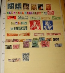 Saar Basin territory Stamps? stock book from an estate sale Saarland Germany