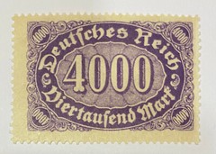 Germany Stamp Deutsches Reich 4000 Mark 1922 Mi. Nr. 255 (22465)