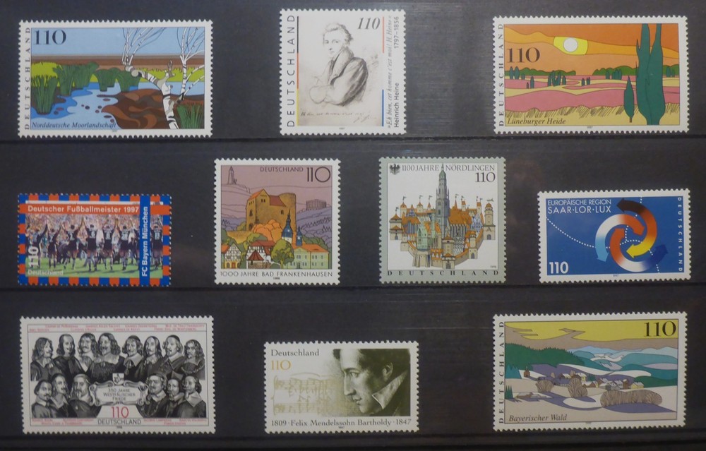 GERMANY 1997 BEZAUBERNDE BRIEFMARKEN #2 COLLECTION NH** WORLDWIDE SHIP FREE